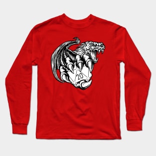 D20 Dragon Long Sleeve T-Shirt